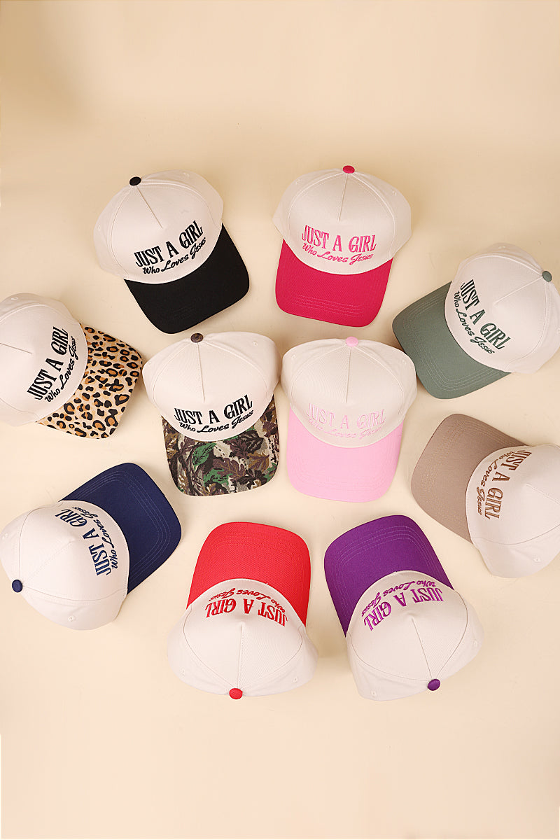 A Girl that ❤️ Jesus Cap