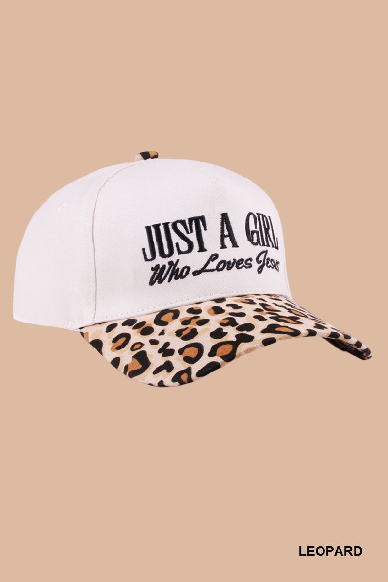 A Girl that ❤️ Jesus Cap