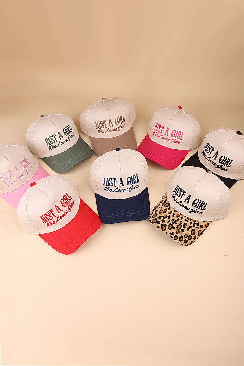 A Girl that ❤️ Jesus Cap