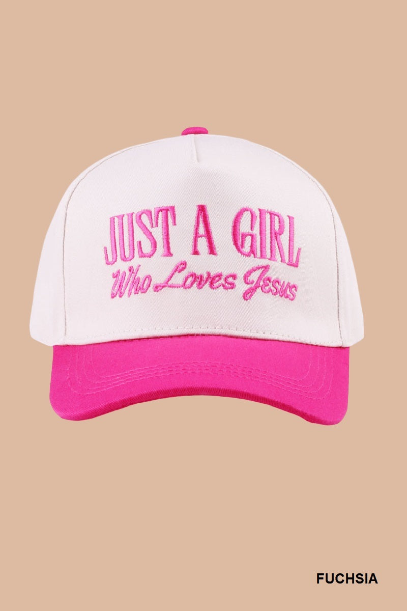 A Girl that ❤️ Jesus Cap
