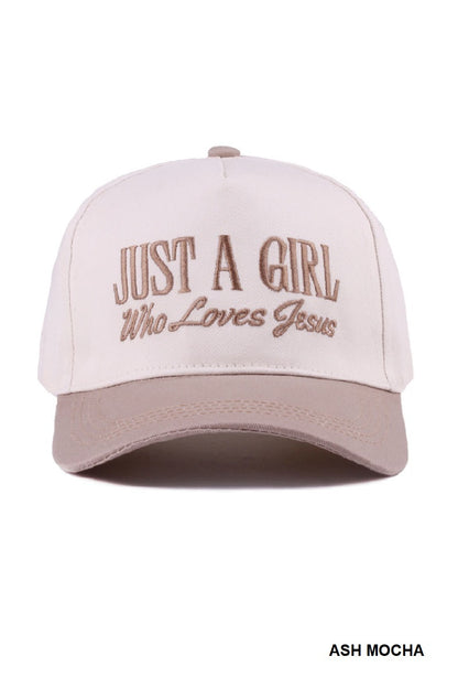 A Girl that ❤️ Jesus Cap