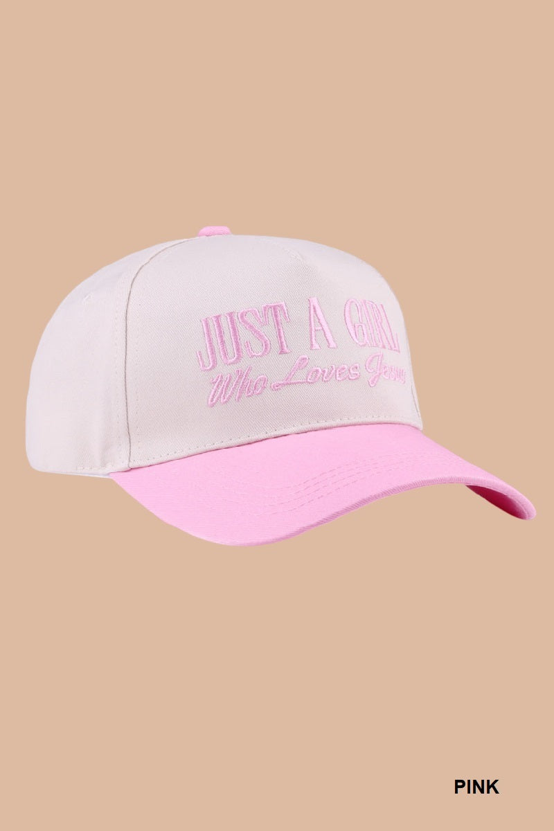A Girl that ❤️ Jesus Cap