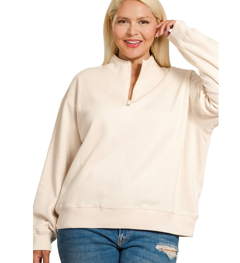 Faithful Half zip Plus Pullover