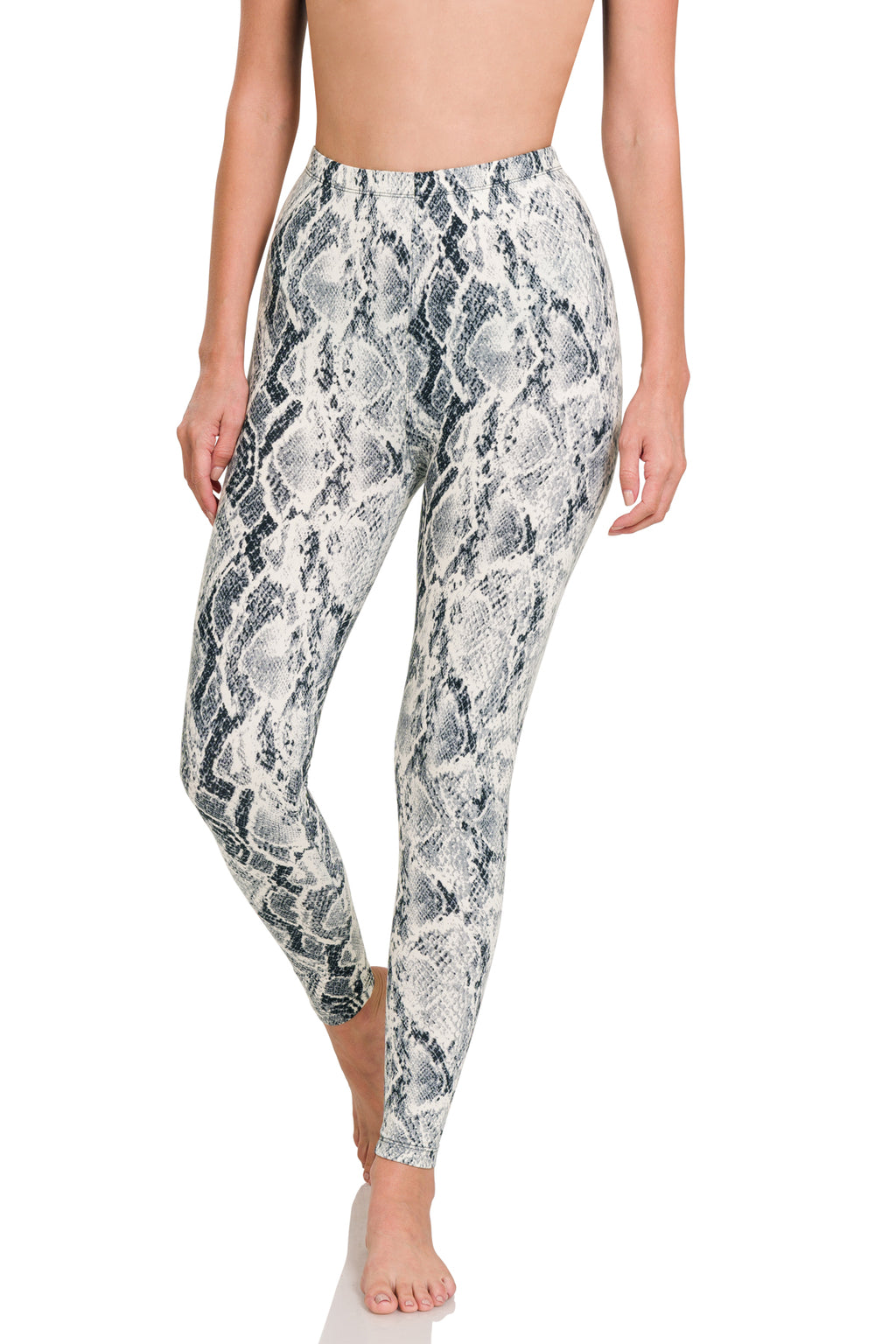 Snakeskin leggings